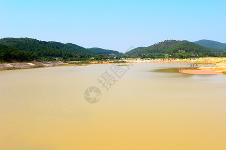 山桌子山脉风景天空绿色海滩爬坡支撑蓝色旅游图片