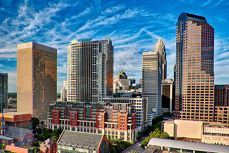 北卡罗利纳天线城市风景办公建筑商业摩天大楼天际场景大楼景观金融风景图片