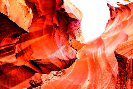 美国安特洛普峡谷的抽象岩石背景图片