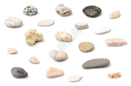 石头套件矿物灰色建筑棕色白色砂岩圆形宏观工作室材料图片