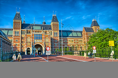 阿姆斯特丹荷兰博物馆 人类发展报告建筑游客旅游广场字母历史性建筑学街道运河国家图片