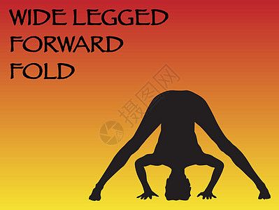 瑜伽妇女大腿前锋fold Pose图片