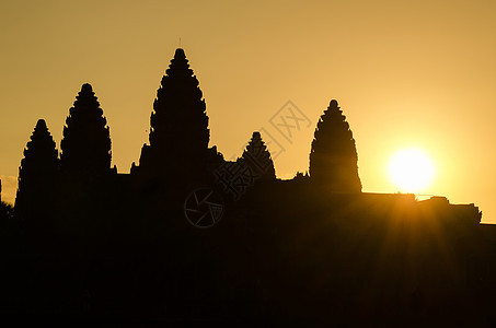 Angkor Wat 的轮光图片