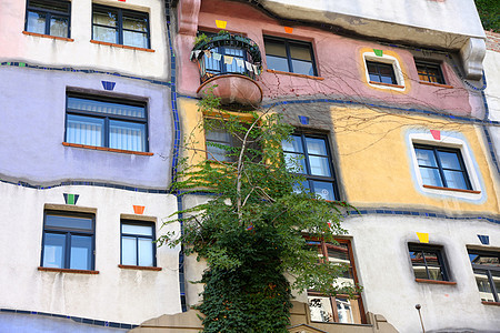 奥地利维也纳住宅窗户旅行地标建筑艺术建筑学阳台街道历史图片