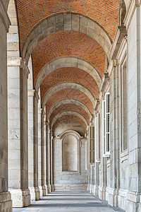 马德里宫走廊旅游正方形人行道首都魅力纪念碑石头地标艺术建筑学图片