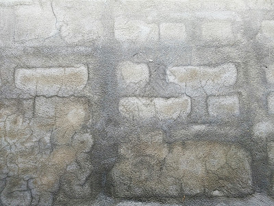 旧水泥块墙灰色背景图片