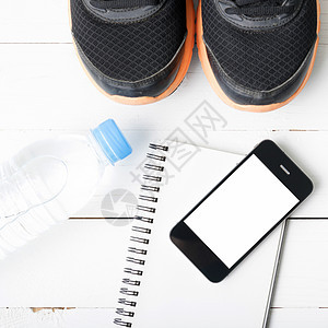 健身设备运动鞋运动健身房磁带鞋类跑步者运动装练习锻炼饮食图片