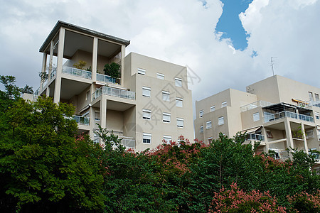 现代设计 豪华公寓公寓公用公寓景观阳台蓝色财产住房场景建筑学房子管理人员天空图片