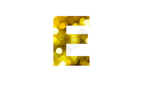 金色字母字母表白色背景字体金属商业渲染插图背景图片