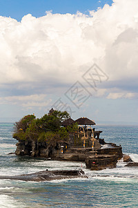 印度尼西亚巴厘岛海边崇拜地标海洋假期热带异国日落文化精神宗教图片