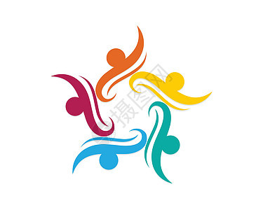 社区护理Logo联盟友谊标识网络公司母亲男人财产会议身份图片