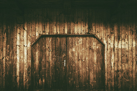 旧木灵门水平谷仓农场农民木板农业房子棕色图片