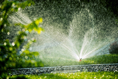 旋转草坪Sprinkler图片