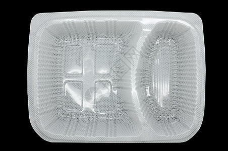 空塑料托盘车厢褪色厨具产品拉伸泡沫午餐盘子零售贮存图片