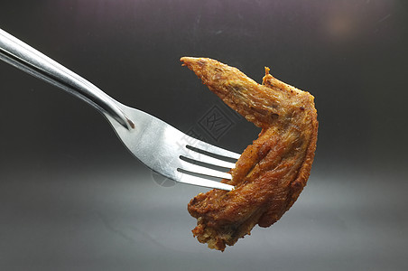 深炸鸡香料面包屑餐厅家禽小吃饮食食物垃圾手指鸡腿图片