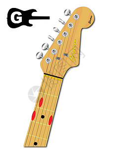 G少校的吉他和弦斧头脖子韵律乐器弹奏音乐插图图片