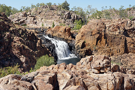 澳大利亚Nitmiluk国家公园岩石高端全景旅行地区领土瀑布远足旅游山脉图片