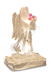 冰雕塑雕像艺术宴会白色婚礼时尚雕刻天鹅图片