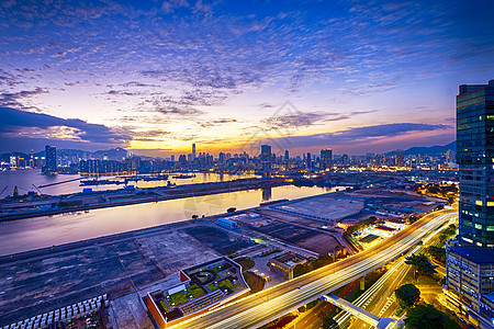 香港建筑学天际旅行场景商业办公室城市景观爬坡地标图片