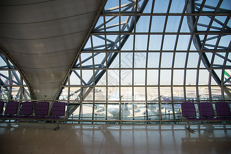 苏纳布胡密机场是泰国航空公司的主要枢纽建筑学旅游商业建筑玻璃假期民众技术中心旅行图片