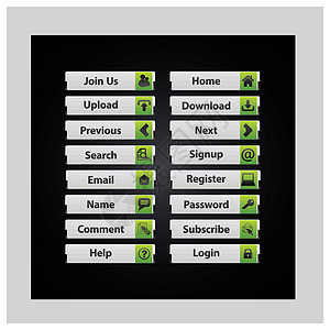Web 设计按钮主题标签网站分页曲线框架角落网页网络团体菜单图片