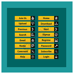 Web 设计按钮主题下载界面网络菜单用户曲线酒吧框架分页标签图片