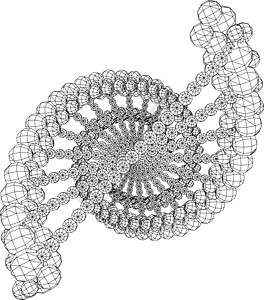 DNA分子图教育反射实验室染色体化学品化学细胞基因组原子生物图片