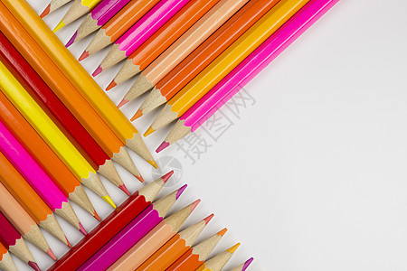 一套木色铅笔的抽象组成情况颜料活页夹石墨粉末木头彩虹快乐背景图片