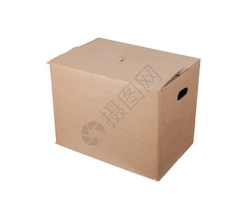 封闭式纸板箱货物棕色送货邮政邮件正方形礼物木板产品包装图片