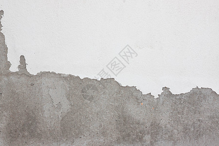Grungy破碎的白墙涂料剥离石头古董白色剥皮损害灰色材料墙纸图片