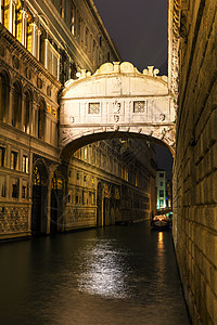 意大利威尼斯的叹息桥地标城市建筑学吸引力运河旅游地方旅行图片