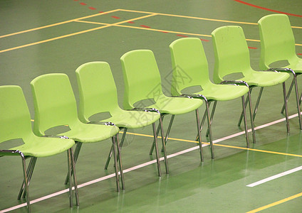 体育厅绿色椅子系列数背景图片