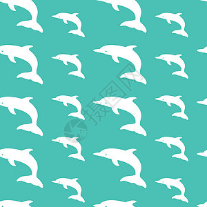 海豚矢量布料和装饰物的背景设计动物蓝色游泳哺乳动物野生动物墙纸海洋波浪孩子们绘画图片