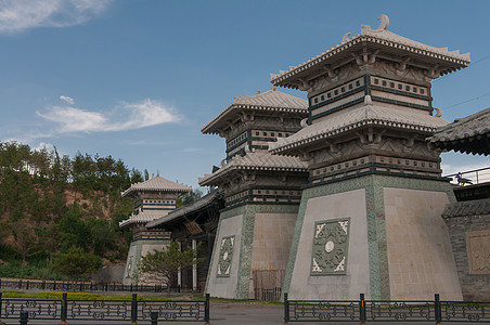 中国门寺庙建筑旅游灰色柱子建筑学纪念碑天空正方形宗教图片