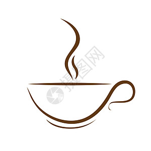 热咖啡杯矢量菜单咖啡拿铁插图厨房巧克力时间酒吧杯子咖啡店图片