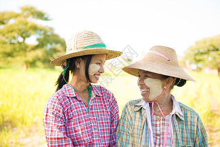 传统的缅甸女农图片