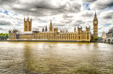 威斯敏斯特宫 议会众议院 伦敦英语建筑王国场景房屋建筑学首都地标景观纪念碑图片
