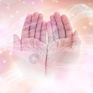妇女双手露面的复合形象 女性黄色绘图紫色粉色微光计算机手指手势图片