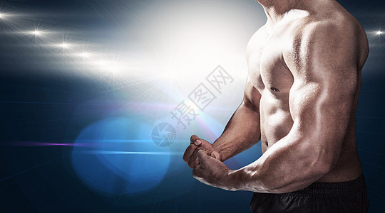 健体建筑师肌肉移动男子肖像的复合图像混血膀子二头肌黑色运动员男性身体背景健美胸部图片