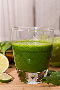 绿色果汁脱毒菠菜营养素冰沙小麦粉末水果青汁叶绿素排毒素食者图片