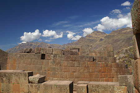 Pisac的印加废墟纪念碑历史性历史路线文化马丘比丘遗产灰色图片
