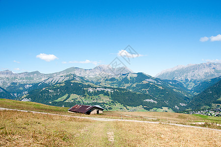 阿尔卑斯山山区地貌旅游天空假期旅行游客波峰佛兰山脉图片