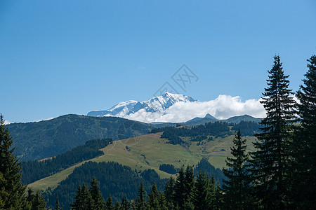 阿尔卑斯山山区地貌佛兰假期游客天空山脉波峰旅游旅行图片
