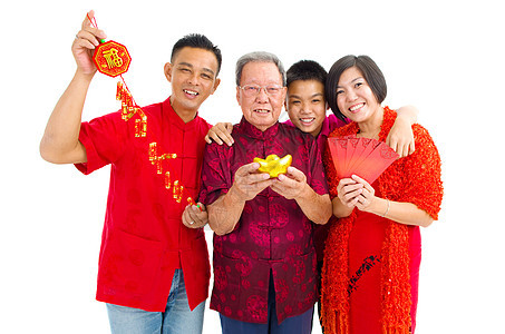 亚洲家庭男性女性节日文化老年母亲快乐成人儿子父亲图片