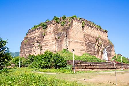 伊洛瓦底河寺未完成的塔历史建筑建筑学寺庙图片