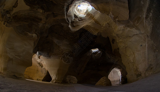 以色列贝特古夫林洞穴游客洞穴旅行旅游石头背景图片