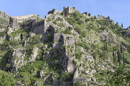 科托堡垒的废墟历史旅行石头建筑学文化城堡旅游遗产建筑图片