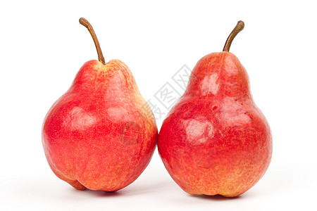 2个红梨维生素美食饮食水果红色烹饪背景图片