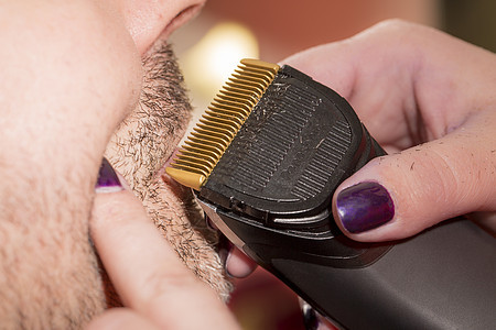 理发师 在工作场所剪胡子皮肤成人发型顾客木工人刮胡子潮人剪刀客户剃刀图片
