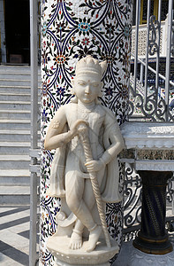 印度西孟加拉 印度加尔各答Jain Temple雕塑偶像考古学雕刻建筑旅行寺庙纪念碑建筑学崇拜图片